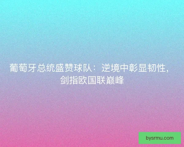 葡萄牙总统盛赞球队：逆境中彰显韧性，剑指欧国联巅峰
